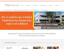Tablet Screenshot of prepnorthwest.com
